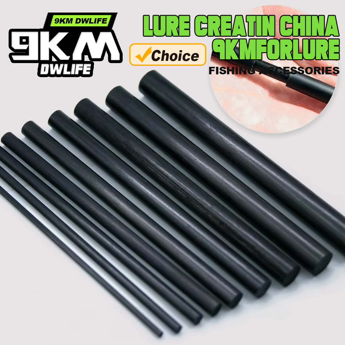 Fishing Rod Carbon Fiber - Kit de reparación de cañas de