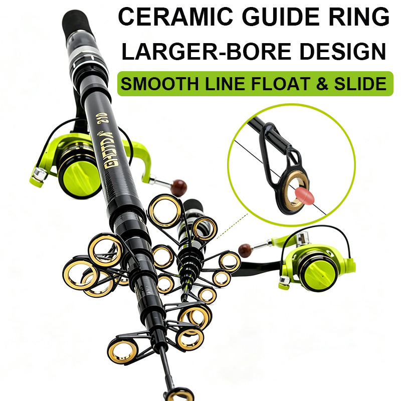 Combo de caña de pescar girato - Fishing Rod Combo reseña y precio
