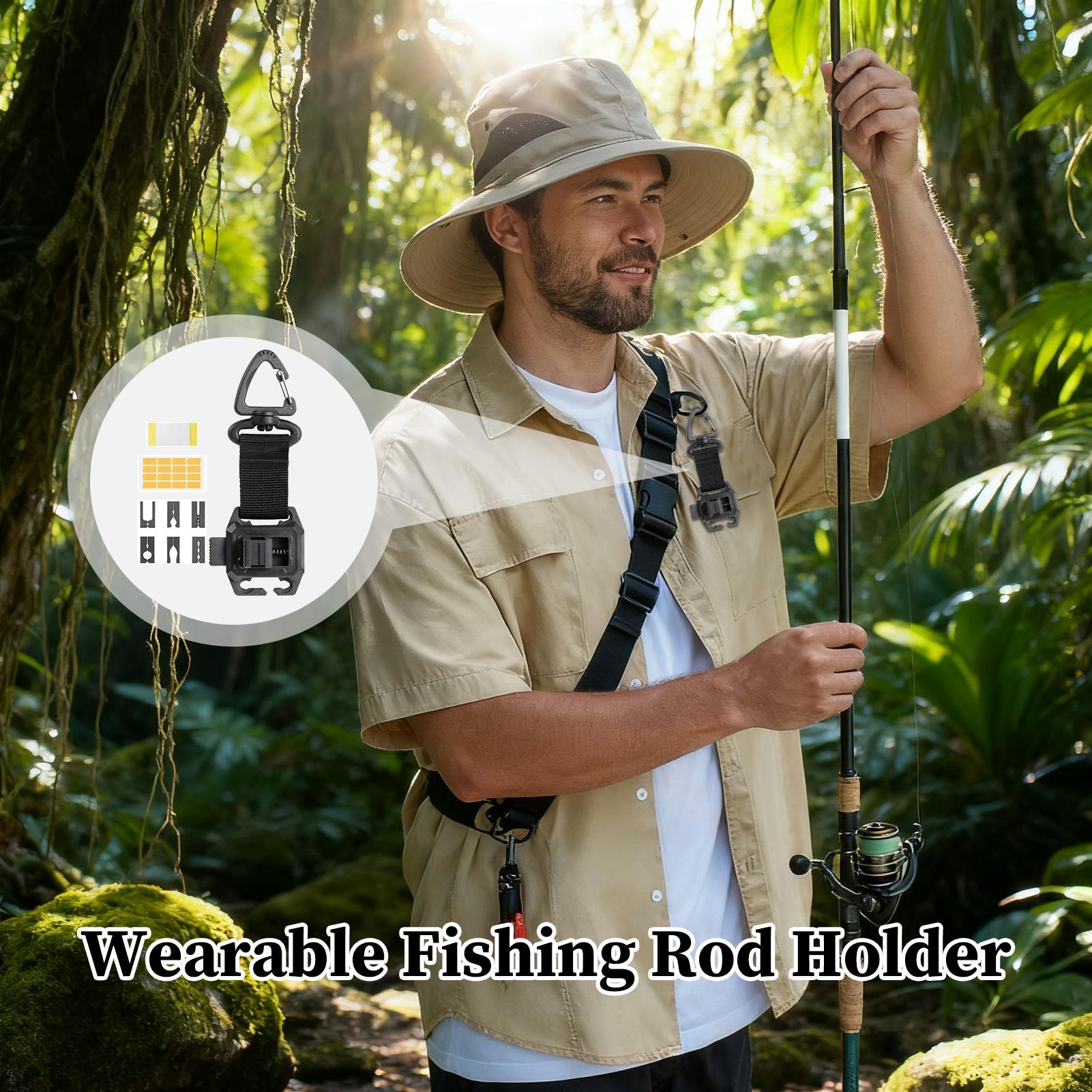 Clips Ligeros para Cañas de Pe - Fishing Rod Holder reseña y precio