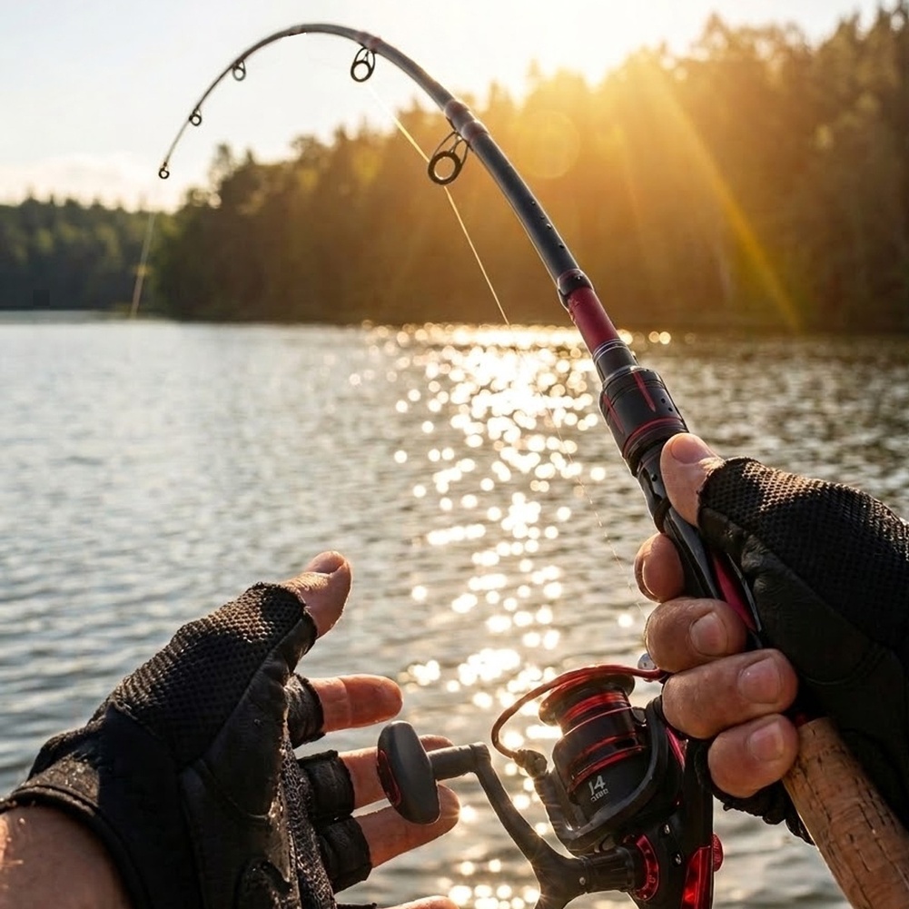 Caña de pescar ultraligera de  - Fishing Rod Combo reseña y precio