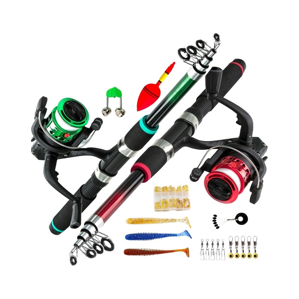 Caña de pescar compacta con ca - Fishing Rod Case reseña y precio