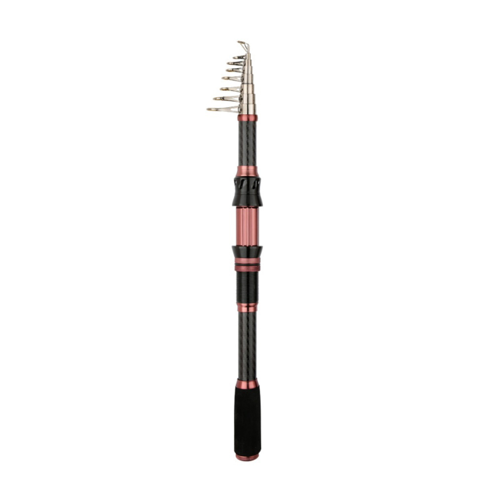 Caña de pescar retráctil de fi - Fishing Rod Carbon Fiber reseña y precio